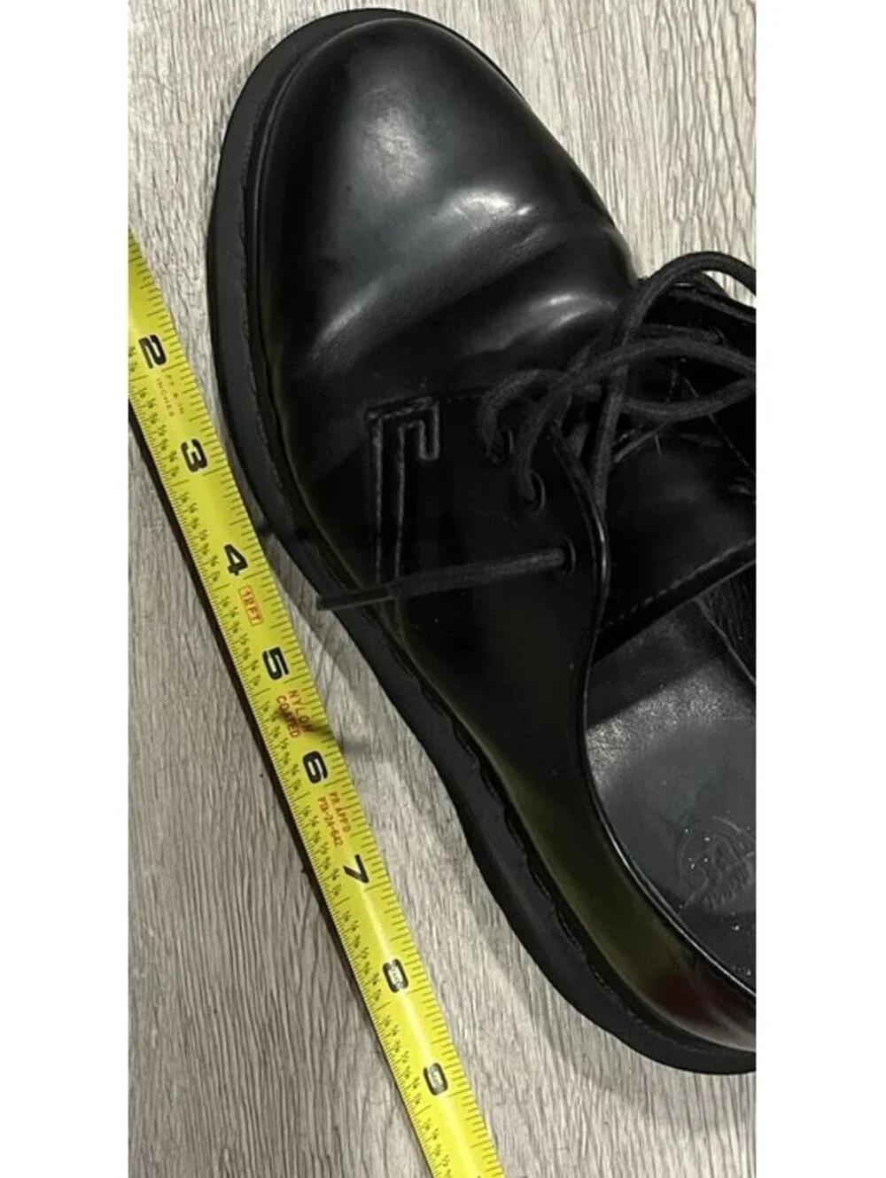 Dr. Martens 1461 Mono Black Leather 3 Eye Oxford Shoes Women’s 6 Men’s 5